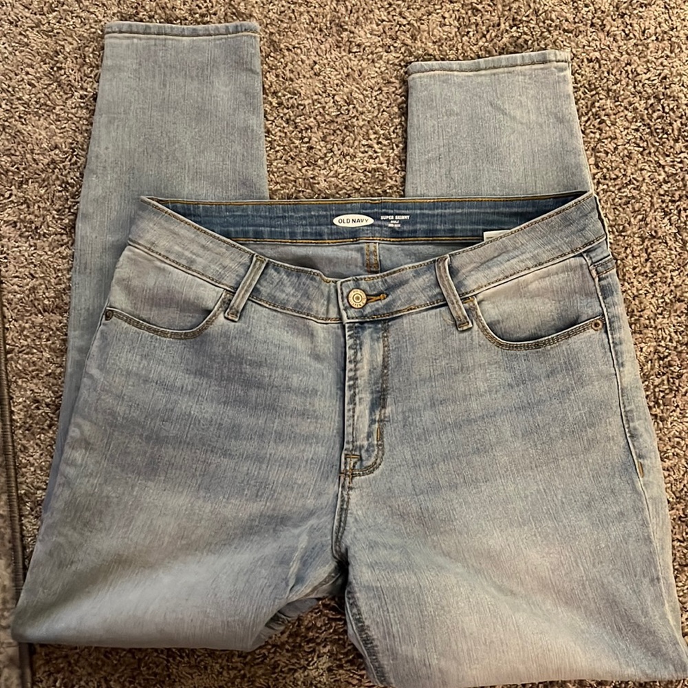 Old navy, super skinny, ankle mid-rise